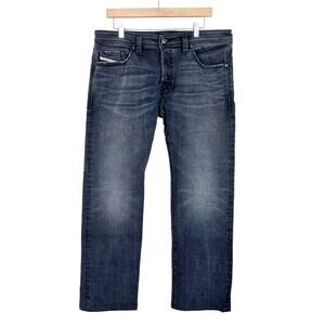 Diesel Safado Regular Slim Straight Gray Jeans Sz 36x30